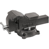 Yato YT-6501 Μέγγενη Πάγκου Επαγγελματικής Χρήσης Περιστρεφόμενη 100mm 7kgr