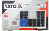 Yato YT-06652 Κλιπς Αυτοκινήτου Opel Σετ 300 Τεμ