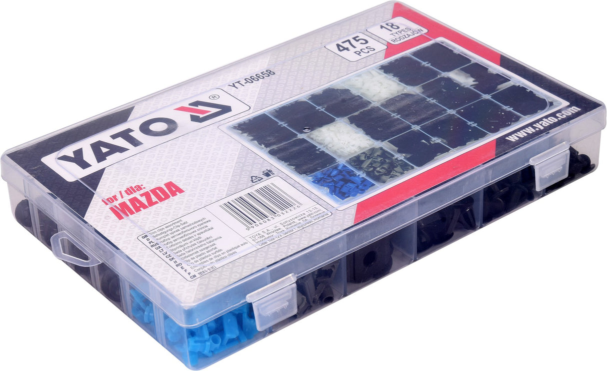 Yato YT-06658 Κλιπς Αυτοκινήτου Mazda Σετ 475 Τεμ