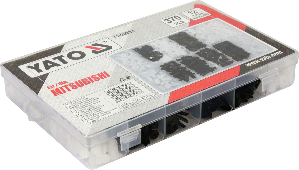 Yato YT-06659 Κλιπς Αυτοκινήτου MITSUBISHI Σετ 370 Τεμ