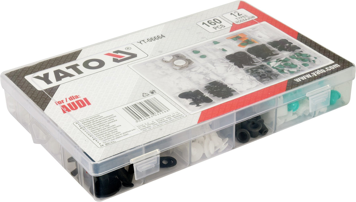 Yato YT-06664 Κλιπς Αυτοκινήτου AUDI Σετ 160 Τεμ