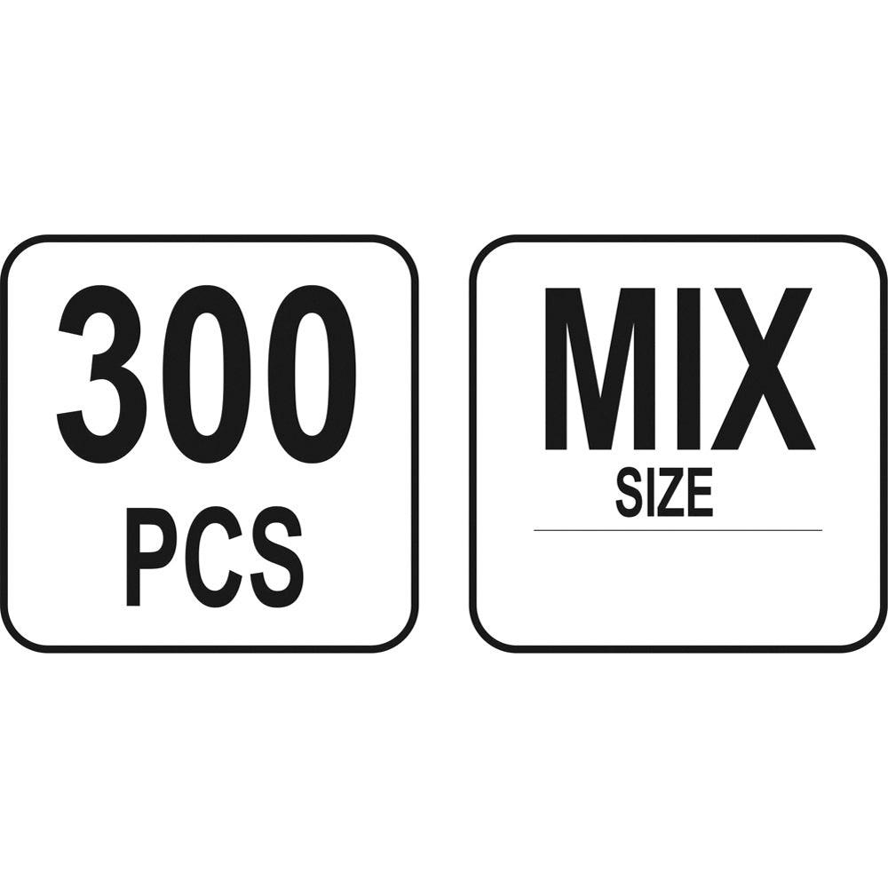 Yato YT-06772 Παξιμάδια Μετρικά Σε Θήκη Σετ 300 Τεμ