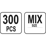 Yato YT-06772 Παξιμάδια Μετρικά Σε Θήκη Σετ 300 Τεμ