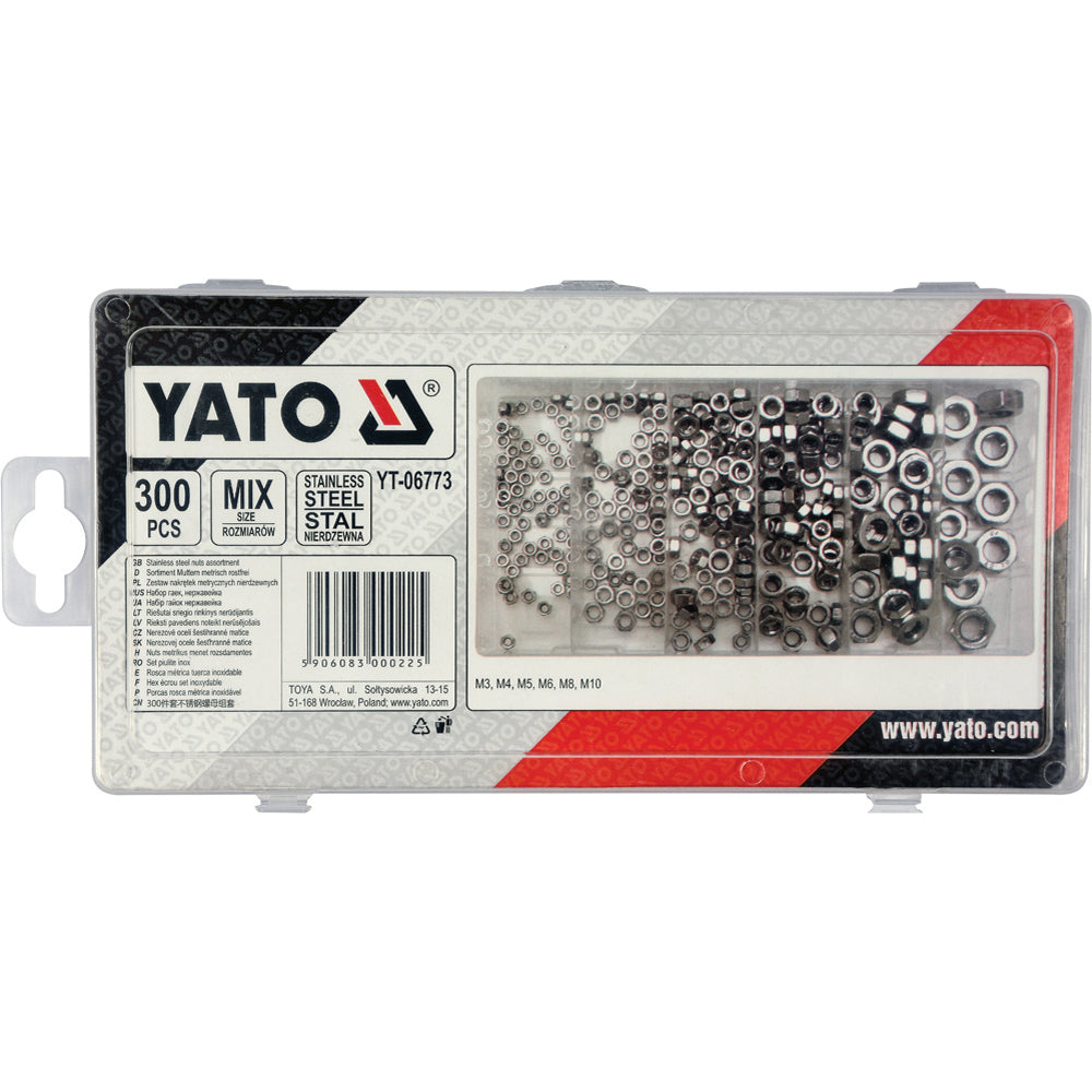 YATO - ΠΑΞΙΜΑΔΙΑ ΙΝΟΧ ΣΕΤ 300ΤΕΜ YT-06773