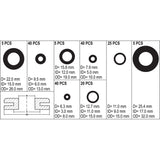 Yato YT-06878 Ελαστικές Ροδέλες Δακτύλιοι Σετ 180 Τεμάχια Σε Θήκη