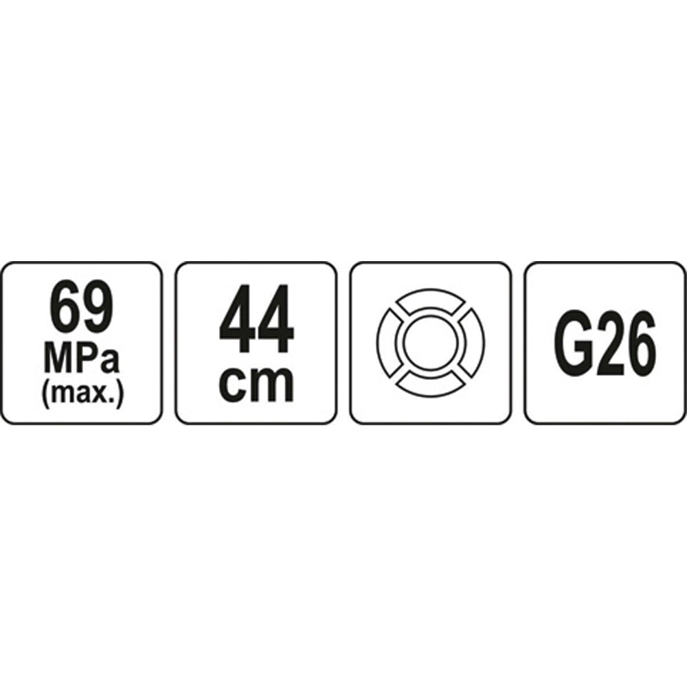 Yato YT-07101 Μαρκούτσι Και Κεφαλή Γρασαδόρου