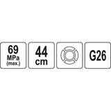 Yato YT-07101 Μαρκούτσι Και Κεφαλή Γρασαδόρου