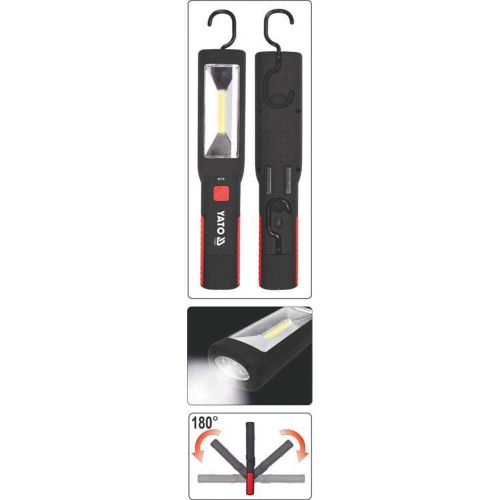 Yato YT-08504 Φακός Επιθεώρησης & Εργασίας 250 Lumens Επαναφορτιζόμενος USBC