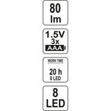 Yato YT-08514 Φακός LED Στυλό 80 Lumens