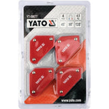 Yato YT-08677 Συλλογή Γωνιές Μαγνήτης Στήριξης Υλικών Για Ηλεκτροσυγκολλήσεις Σετ 4 Τεμ