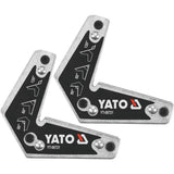 Yato YT-08721 Συλλογή Γωνιές Μαγνήτης Στήριξης Υλικών Για Ηλεκτροσυγκολλήσεις Σετ 2 Τεμ 10kgr