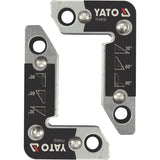 Yato YT-08722 Συλλογή Γωνιές Μαγνήτης Στήριξης Υλικών Για Ηλεκτροσυγκολλήσεις Σετ 2 Τεμ