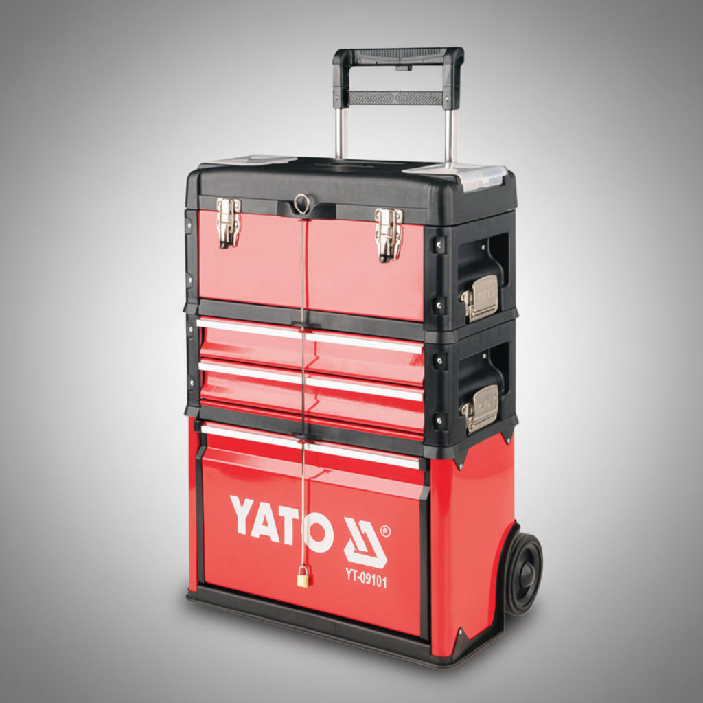 Yato YT-09101 Επαγγελματική Μεταλλική Τροχήλατη Εργαλειοθήκη