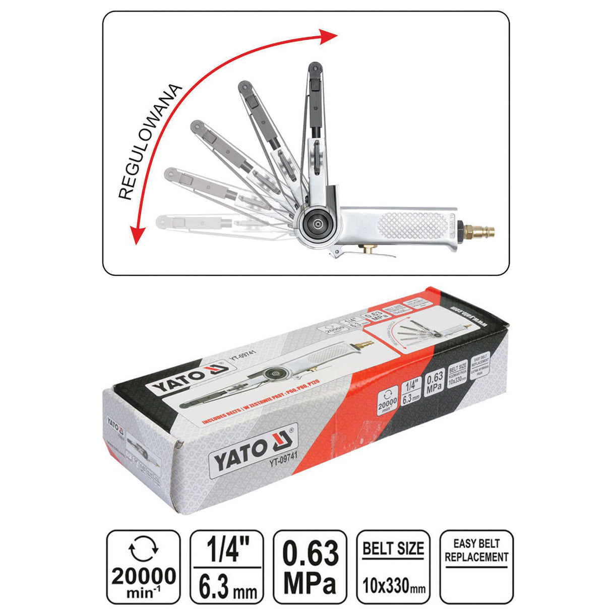 Yato YT-09741 Τριβείο Αέρος (Αεροτριβείο) 10mm x 330mm