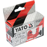 Yato YT-22318 Κόφτης Σωλήνων Χαλκού-PVC (Σωληνοκόφτης) Χειρός Ρυθμιζόμενος Χειρός 3-22mm