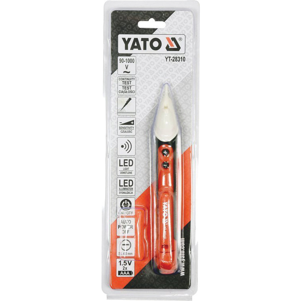 Yato YT-28310 Επαγωγικό Δοκιμαστικό Κατσαβίδι - Ανιχνευτής Τάσης 90-1000V