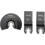 Yato YT-34691 Λάμα Πολυεργαλείων Starlock Τιτανίου Ανταλλακτική Σετ 3 Τεμ