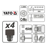 Yato YT-36070 Επαγγελματικός Πριτσιναδόρος Στήθους Πατητός