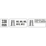 Yato YT-36119 Επαγγελματικός Πριτσιναδόρος Χειρός Σπειρωμάτων 338mm