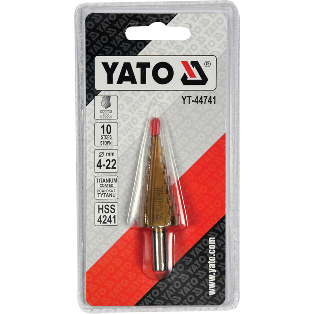 Yato YT-44741 Τρυπάνι Κωνικό (Φρέζα) Με Διαβάθμιση 4.0mm-22.0mm