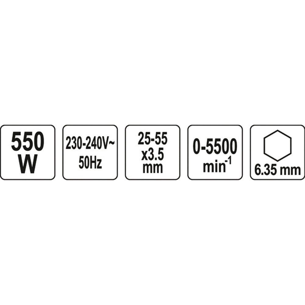 Yato YT-82071 Επαγγελματικό Κατσαβίδι Γυψοσανίδας 550Watt