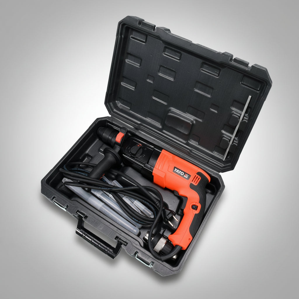 Yato YT-82122 SDS Plus Ηλεκτρικό Πνευματικό Πιστολέτο 850Watt 3.3J 3.5Kg ΔΩΡΟ ΑΥΤΟΜΑΤΟ ΤΣΟΚ