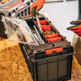 Qbrick System One Pro 600 Expert Εργαλειοθήκη Κλειστή Με Εξωτερική Ταμπακιέρα (Organizer) 21.5" 22Lt