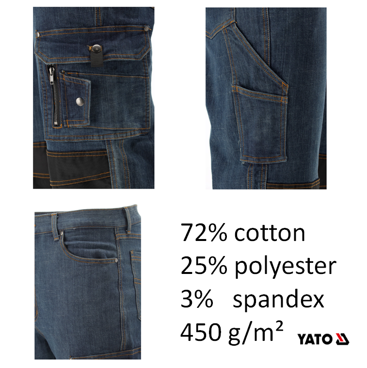 Yato Mara Stretch Jeans Παντελόνι Εργασίας Τζιν