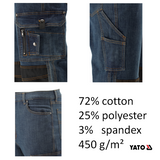 Yato Mara Stretch Jeans Παντελόνι Εργασίας Τζιν