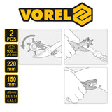 VOREL - ΜΥΛΟΣ ΤΣΑΓΚΑΡΑΔΩΝ-ΜΠΟΥΝΤΟΥΖΙΕΡΑ ΣΕΤ  VOREL 43603