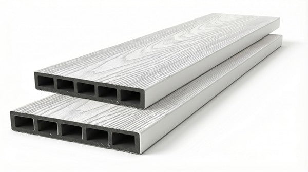 WPC Περίφραξης Premium White 25130 20mm x 120mm x 3600mm