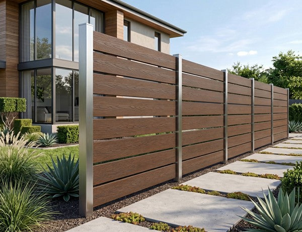 WPC Περίφραξης Premium Teak 2540 20mm x 120mm x 3600mm