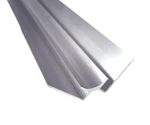 Προφίλ Εσωτερική Γωνία Αλουμίνιου Oval Ν03 12mm ΓΙΑ Mega Panel PVC
