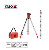 Yato YT-30553 Αυτόματος Χωροβάτης Μέτρησης 100Μtr Με Τρίποδο - Βαλίτσα