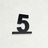 Αριθμός Αρίθμησης Οδών - Δωματίων Ξενοδοχείων 120mm Μαύρος