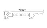 Βινυλικό Περβάζι (Σοβατεπί) Δαπέδων LVT CONCRETE D.GREY 21009 CLASSIC 70mm 2.4mtr