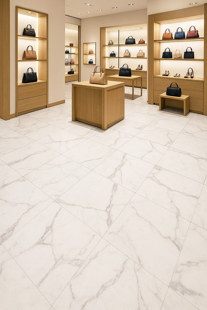 Δάπεδο Βινυλικό LVT Σε Πλακάκι CALACATTA MARBLE 38567 457mm x 457mm 2mm