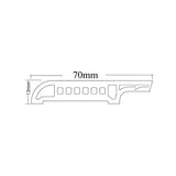 Βινυλικό Περβάζι (Σοβατεπί) Δαπέδων LVT ELITE OAK 154649 BASIC 70mm x 2400mm