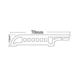 Βινυλικό Περβάζι (Σοβατεπί) Δαπέδων LVT GREY OAK 98282 BASIC 70mm 2.4mtr