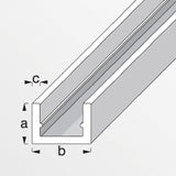 Προφίλ U από Ανοδειωμένο Αλουμίνιο 10x22.5x1.5mm 2mtr