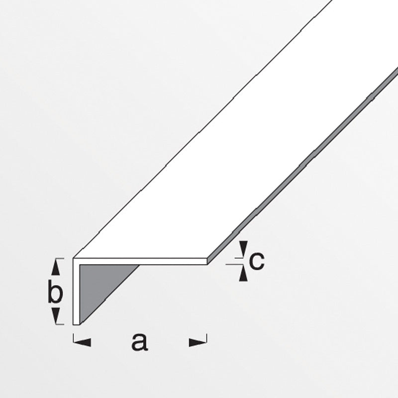 Προφίλ PVC Λευκό Γωνιακό Προστασίας Για Σκαλοπάτια και Τοίχο ΑΝΙΣΟΠΛΕΥΡΟ 25mm x 20mm x 2mm x 2mtr