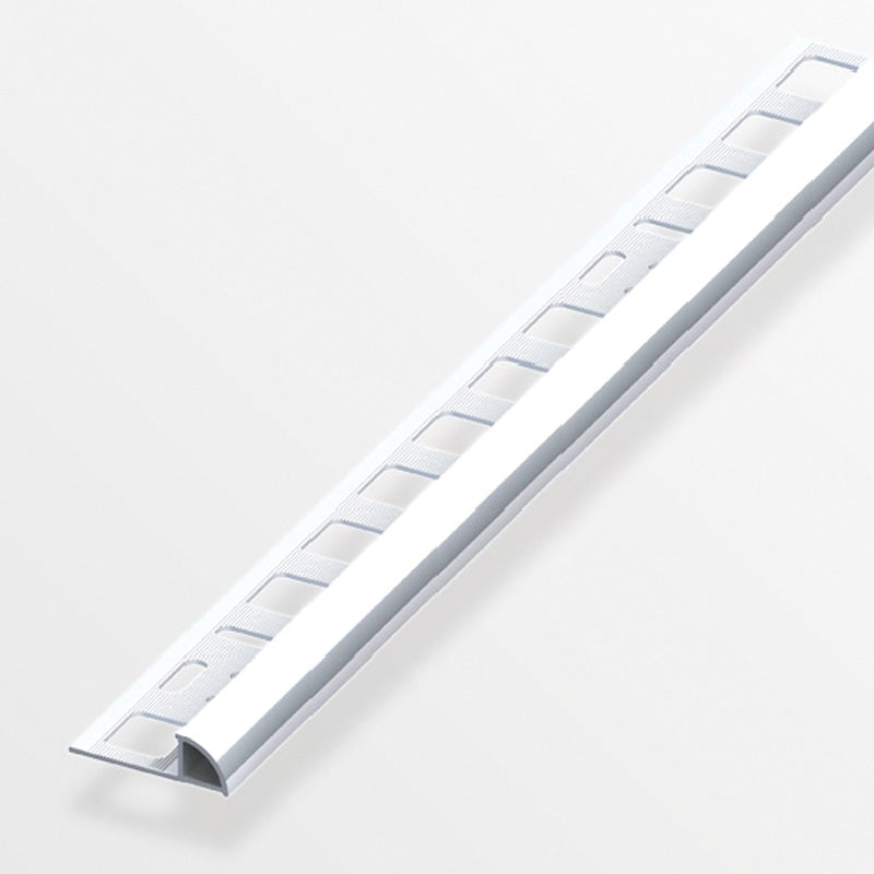 Προφίλ Πλακιδίων με Ημιστρόγγυλη Εξωτερική Γωνία Από Ανοδιωμένο Αλουμίνιο Χρυσό 10 x 19.5mm 2.5m*