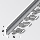 Προφίλ Εύκαμπτο Από Ανοδιωμένο Αλουμίνιο 10mm x 21mm x 2.5mtr