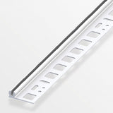 Βάση Στήριξης Προφίλ Πατωμάτων Clipstech PVC 8.5mm x 30mm x 1mtr ΛΕΥΚΟ