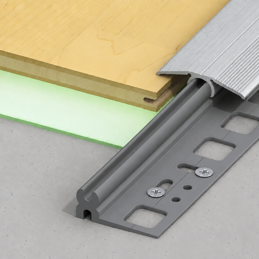 Βάση Στήριξης Προφίλ Πατωμάτων Clipstech PVC 13.5mm x 30mm ΓΚΡΙ