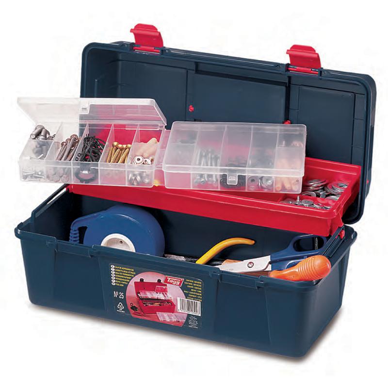 Tayg 123009 N.23 Εργαλειοθήκη Με Εταζιέρα & Ταμπακιέρα 23" 7Lt