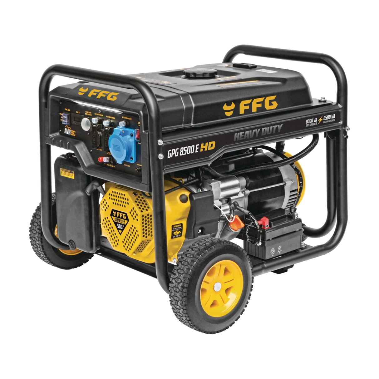 FFG GPG 8500E Heavy Duty 46099 Γεννήτρια Βενζίνης με Σταθεροποιητή AVR 8.5KW 10.6kVa 12V