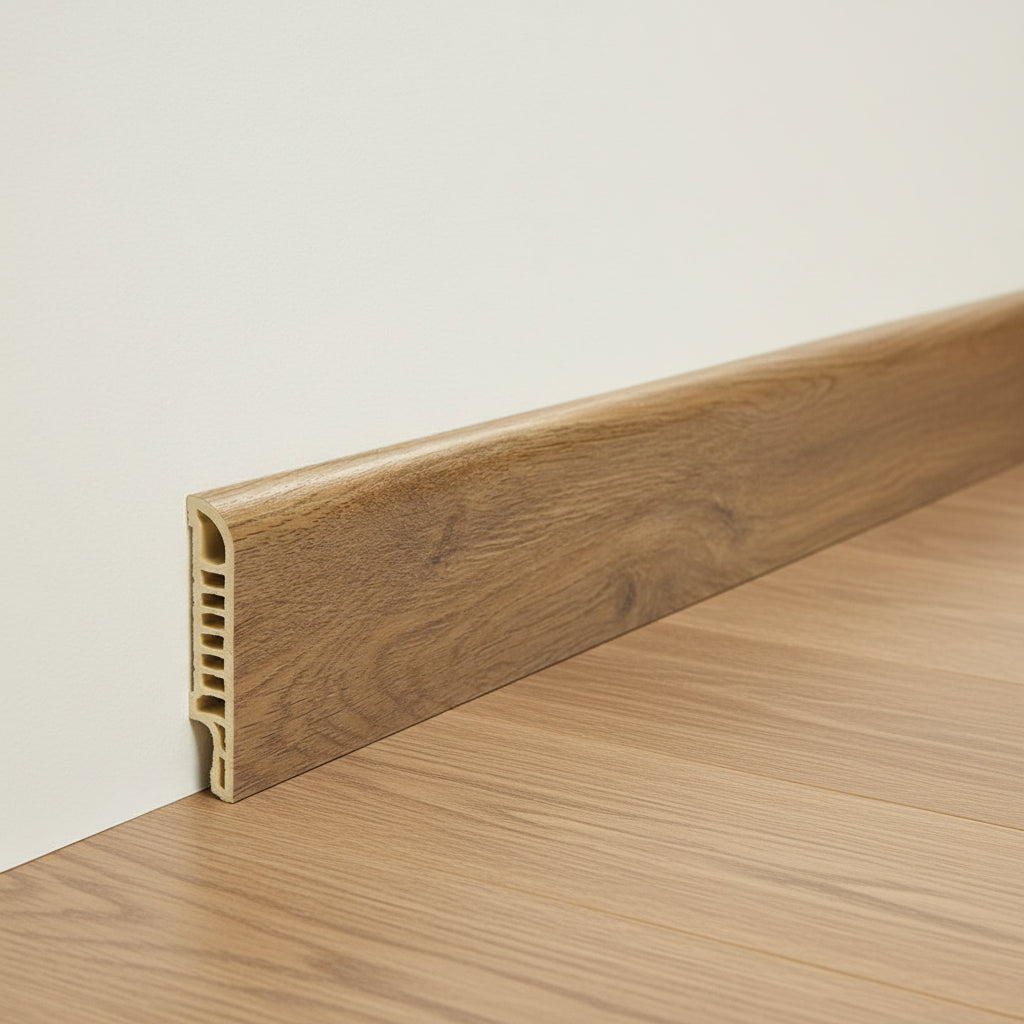 Βινυλικό Περβάζι (Σοβατεπί) Δαπέδων LVT BROWN OAK 8852 BASIC 70mm x 2400mm