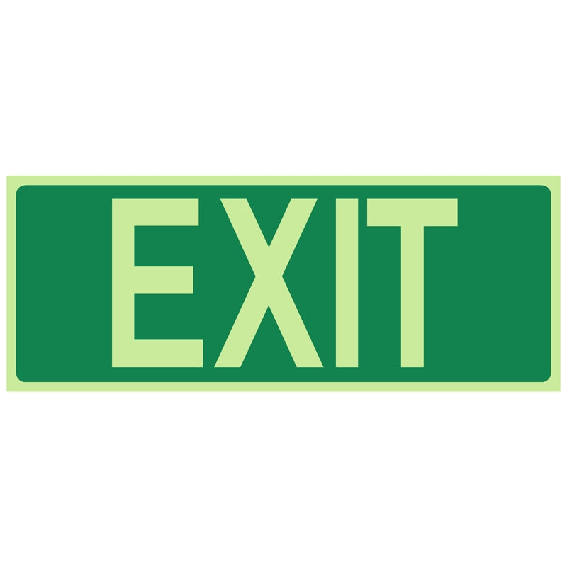Πινακίδα Σήμανσης PVC "EXIT" 75mm x 200mm