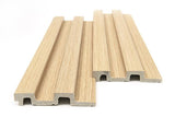 3D PS Wall Panel Residence 04 White Oak Με Πηχάκια 21x122x2900mm